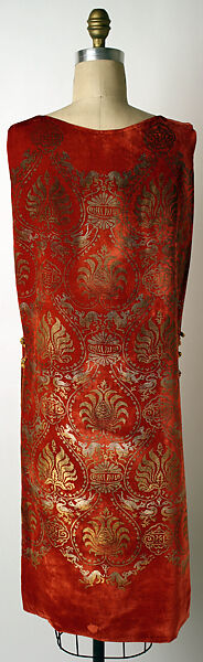Evening dress, Gallenga (Italian, 1918–1974), silk, glass, Italian
