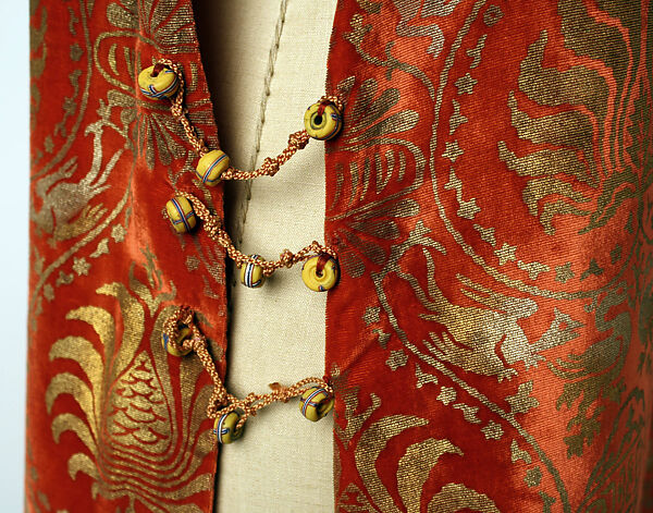 Evening dress, Gallenga (Italian, 1918–1974), silk, glass, Italian