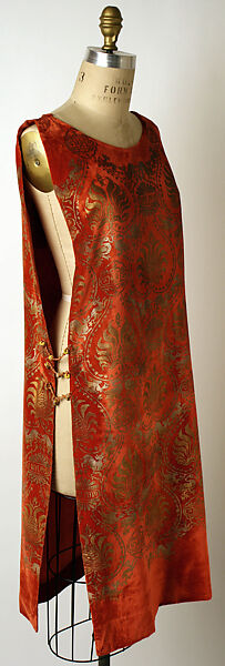 Evening dress, Gallenga (Italian, 1918–1974), silk, glass, Italian