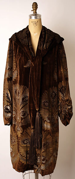 Evening coat, Gallenga (Italian, 1918–1974), silk, Italian 