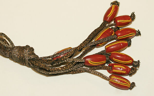 Belt, Gallenga (Italian, 1918–1974), metal, glass, Italian