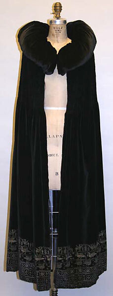 Evening cape, Gallenga (Italian, 1918–1974), silk, Italian 