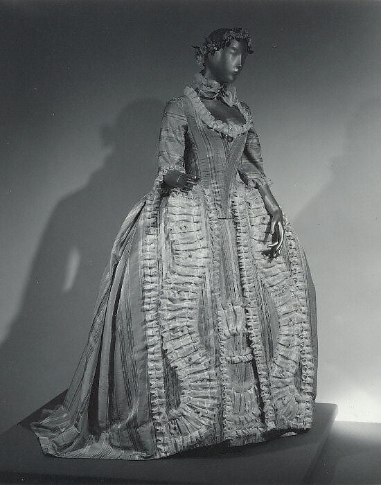 Dress, silk, European