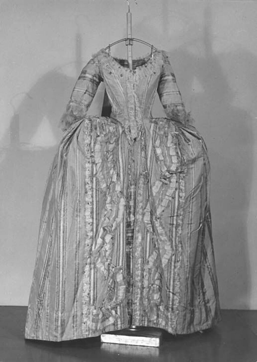 Dress, silk, European
