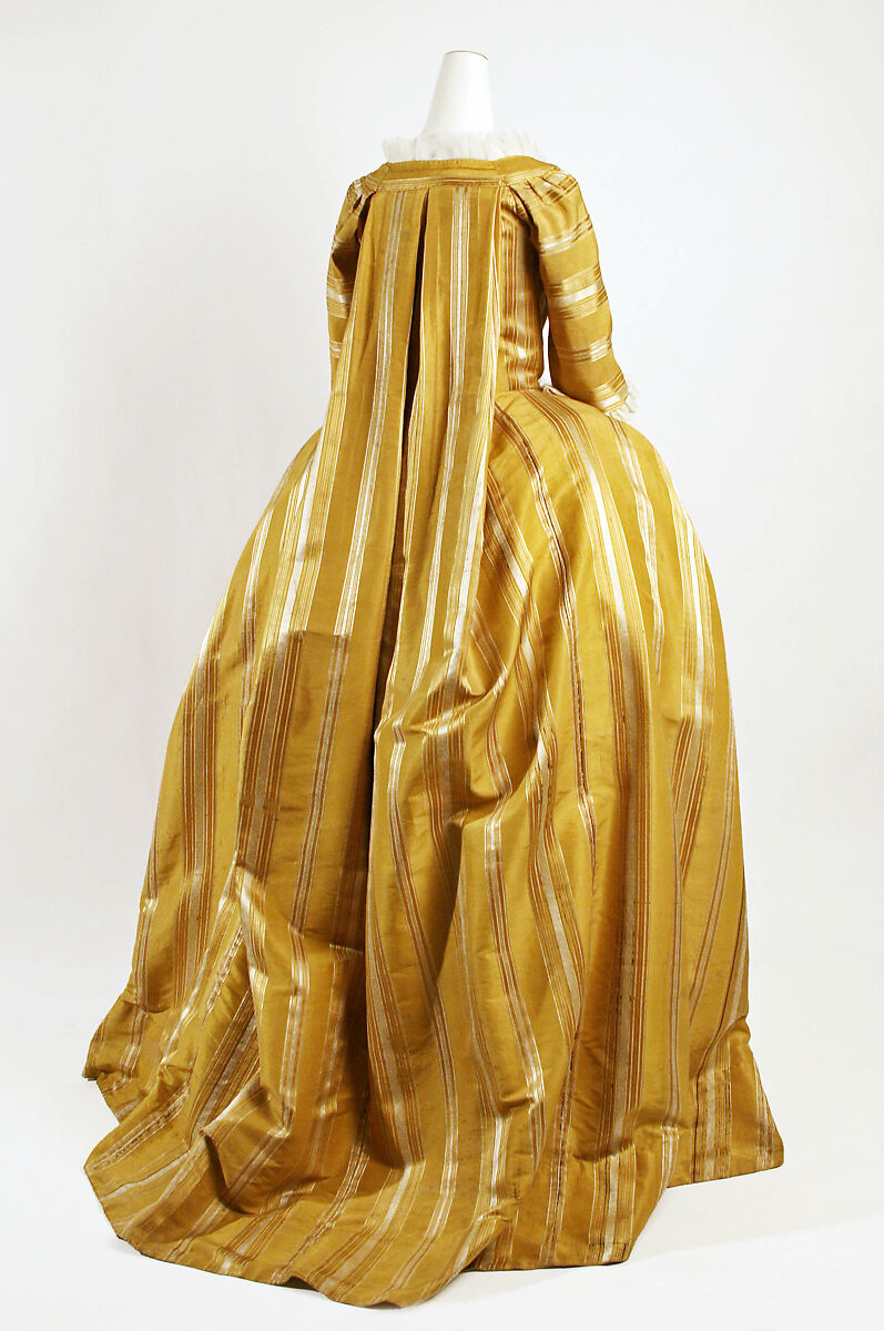 Dress, silk, European 