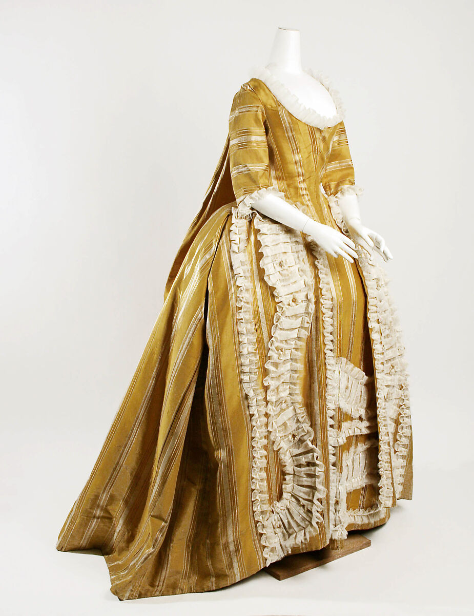 Dress, silk, European 