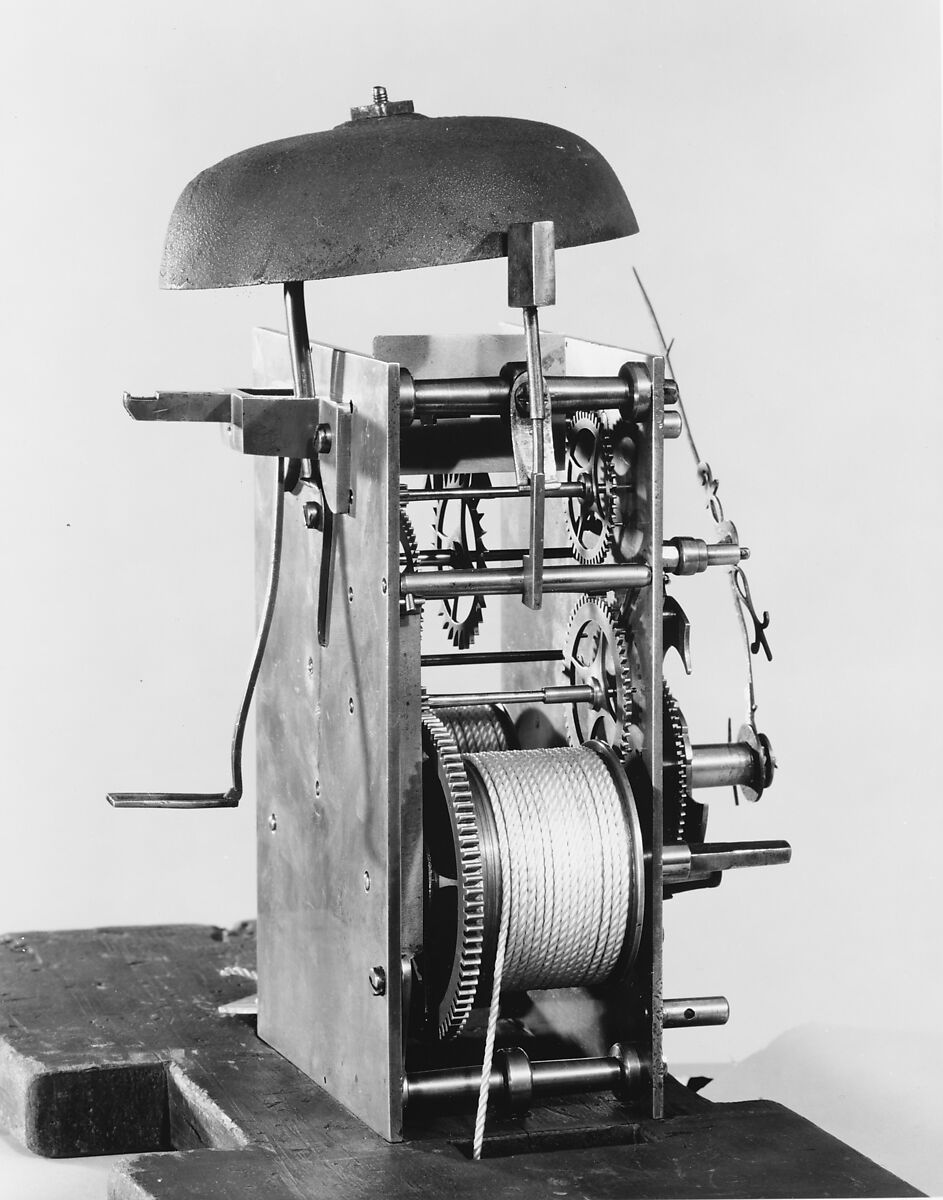 Tall Clock, Case by John Doggett (1780–1857), Mahogany, maple, white pine, American