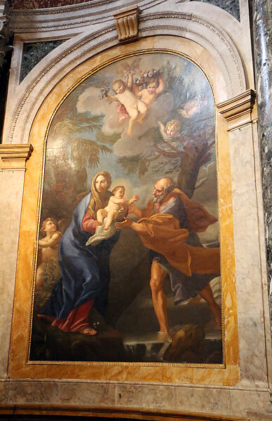 The Flight into Egypt, Carlo Maratti (Italian, Camerano 1625–1713 Rome), Oil on copper
