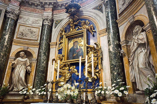 The Flight into Egypt, Carlo Maratti (Italian, Camerano 1625–1713 Rome), Oil on copper