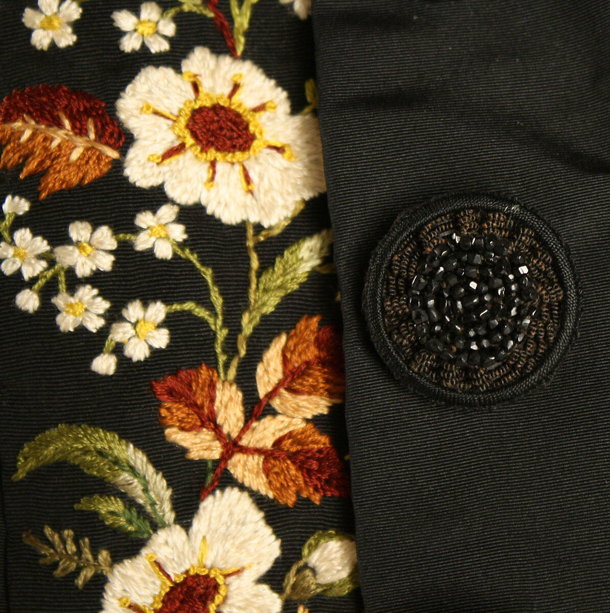 Dinner dress, Maison Vignon (French, active ca. 1850–ca. 1910), silk, cotton, French