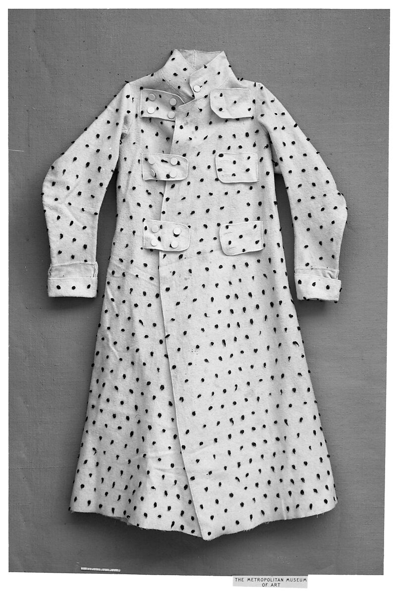 Dressing gown, cotton, British