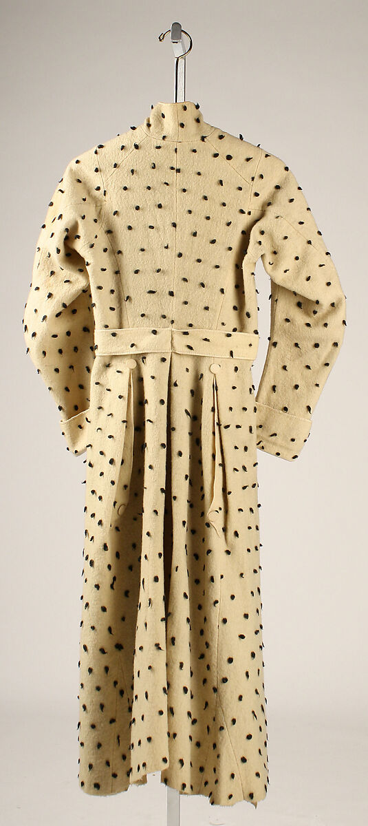 Dressing gown, cotton, British
