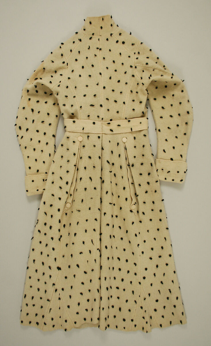 Dressing gown, cotton, British