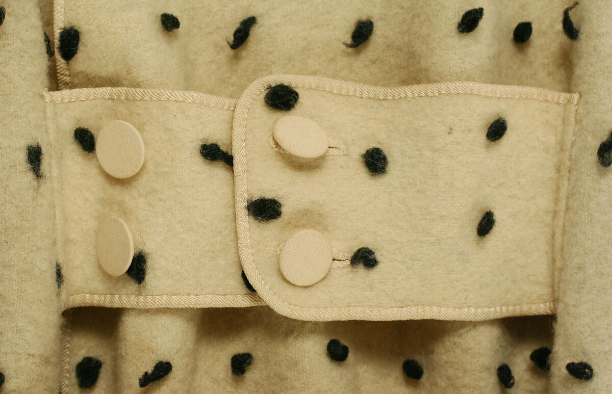 Dressing gown, cotton, British