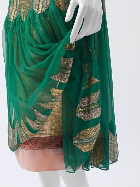 "Arrow of Gold", Paul Poiret (French, Paris 1879–1944 Paris), silk, metallic thread, French