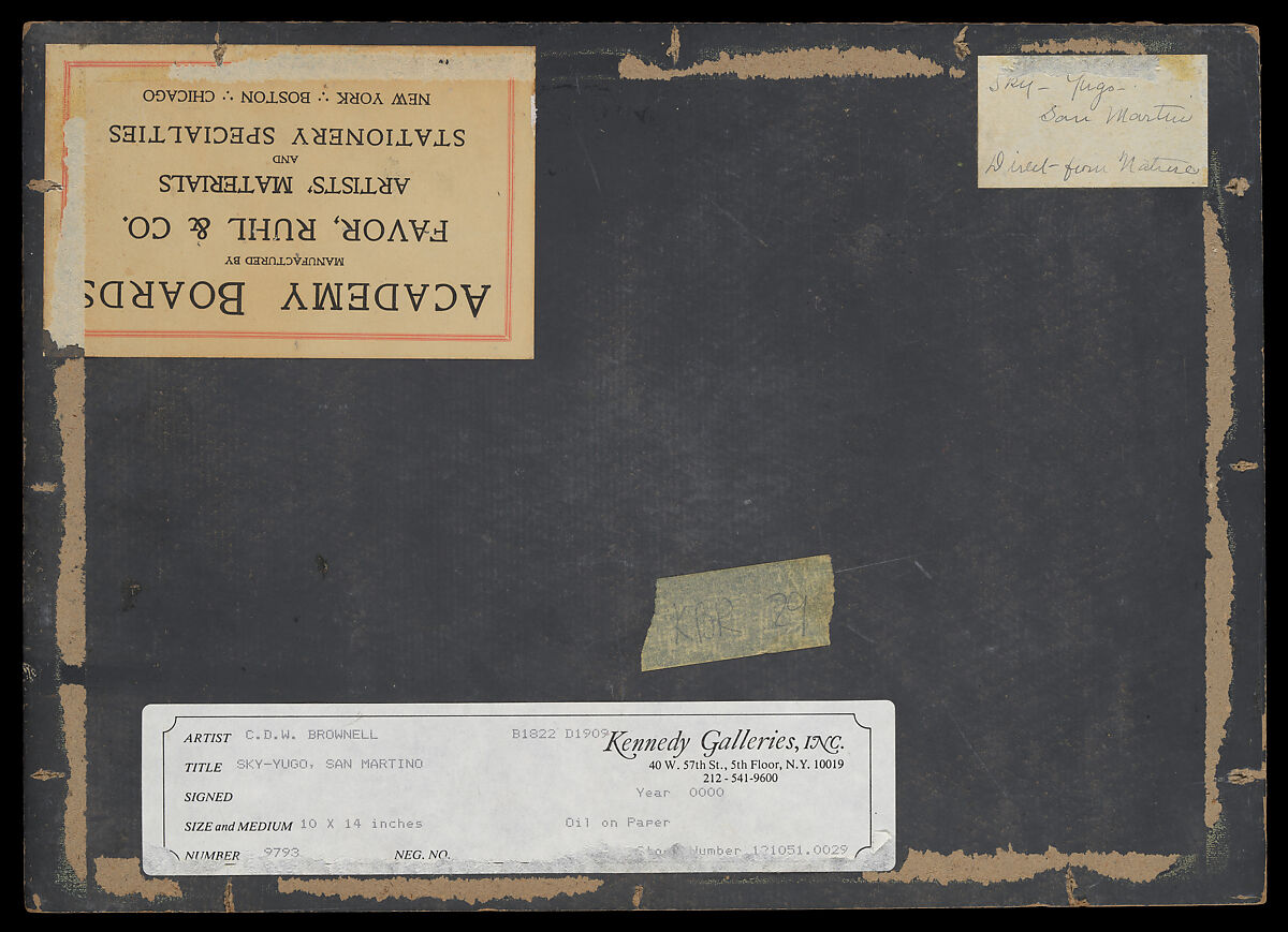 Ingenio, San Martín, Cuba, Charles Dewolf Brownell (American, Providence, Rhode Island 1822–1909 Bristol, Rhode Island), Oil on academy board, American