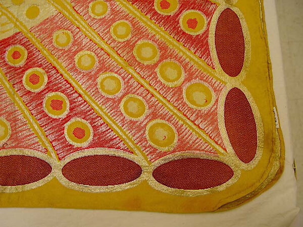 Shawl, Paul Poiret (French, Paris 1879–1944 Paris), silk, metal, French