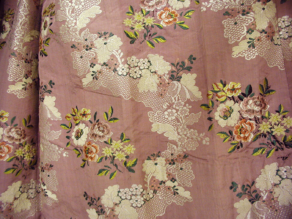 Robe à la française, silk, French