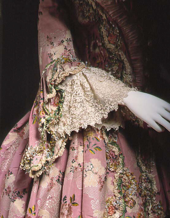 Robe à la française, silk, French