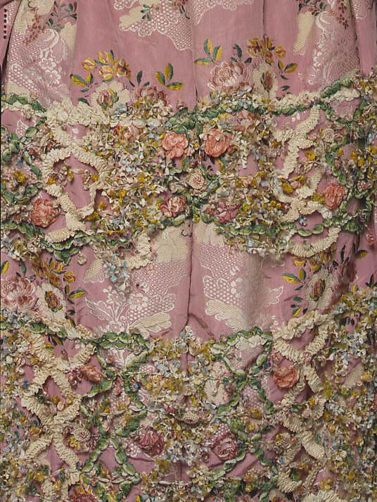 Robe à la française, silk, French