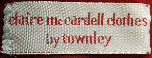 Evening dress, Claire McCardell (American, 1905–1958), wool, leather, metal, American