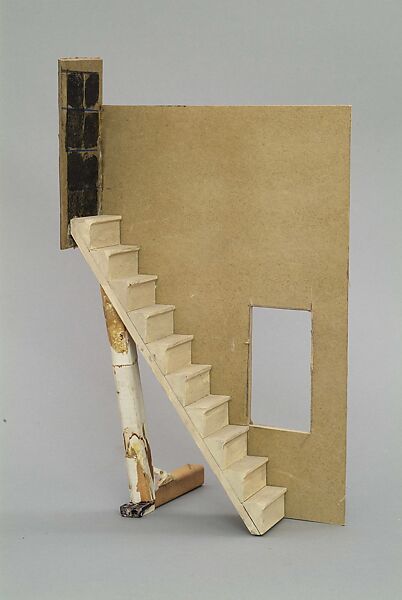 Dictionary for Building: Window above Stairs, Siah Armajani (Iranian, Tehran 1939–2020 Minneapolis, Minnesota) 