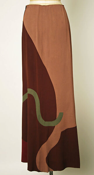 Evening ensemble, Gilbert Adrian (American, Naugatuck, Connecticut 1903–1959 Hollywood, California), silk, American