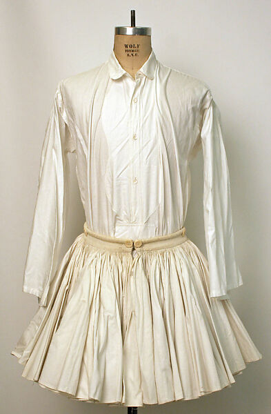 Shepherd's Traditional Costume, wool, cotton, Greek