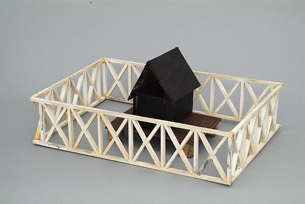 Dictionary for Building: House inside Fence, Siah Armajani (Iranian, Tehran 1939–2020 Minneapolis, Minnesota) 