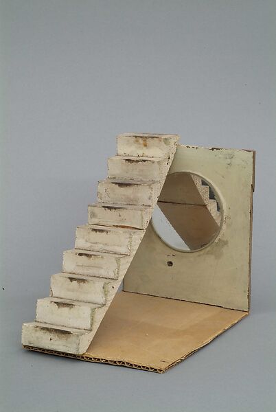 Dictionary for Building: Mirror under Stairs, Siah Armajani (Iranian, Tehran 1939–2020 Minneapolis, Minnesota) 
