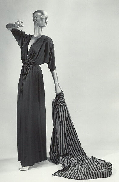 Evening ensemble, Claire McCardell (American, 1905–1958), wool, cotton, American