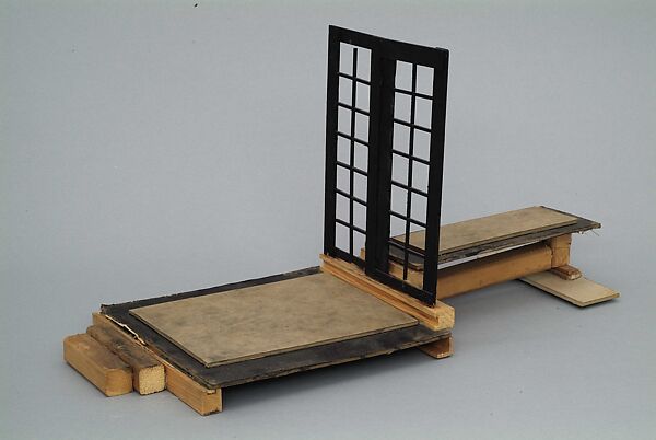 Dictionary for Building: French Door between Hall and Dining Room, Siah Armajani (Iranian, Tehran 1939–2020 Minneapolis, Minnesota) 