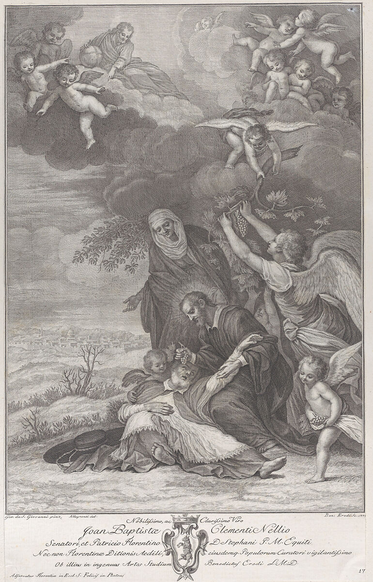 Miracle of a Saint, Benedetto Eredi (Italian, Ravenna 1750–1815 Florence), Etching 