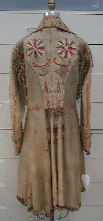 Coat, leather, probably American