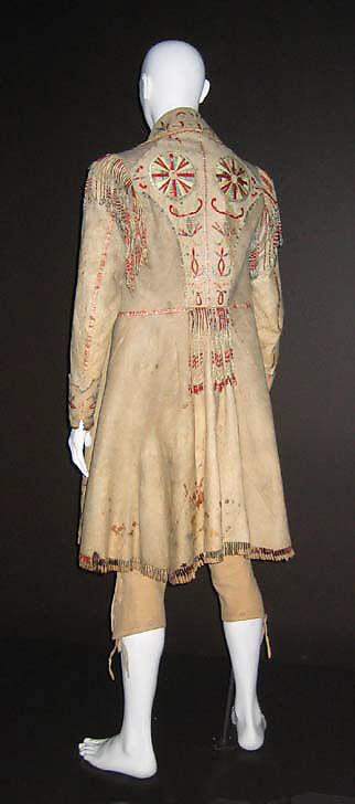 Coat, leather, probably American