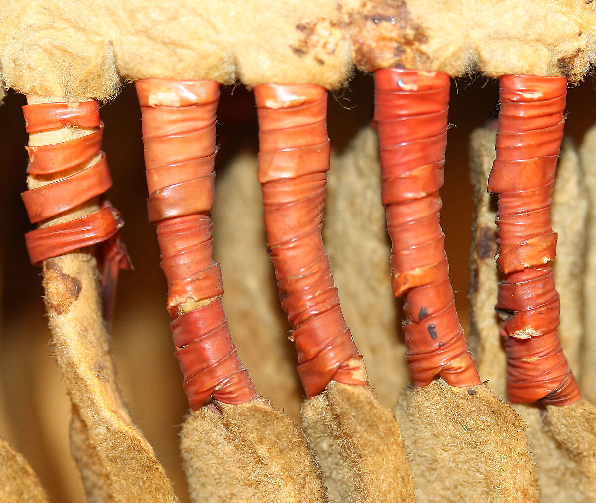 Coat, leather, probably American
