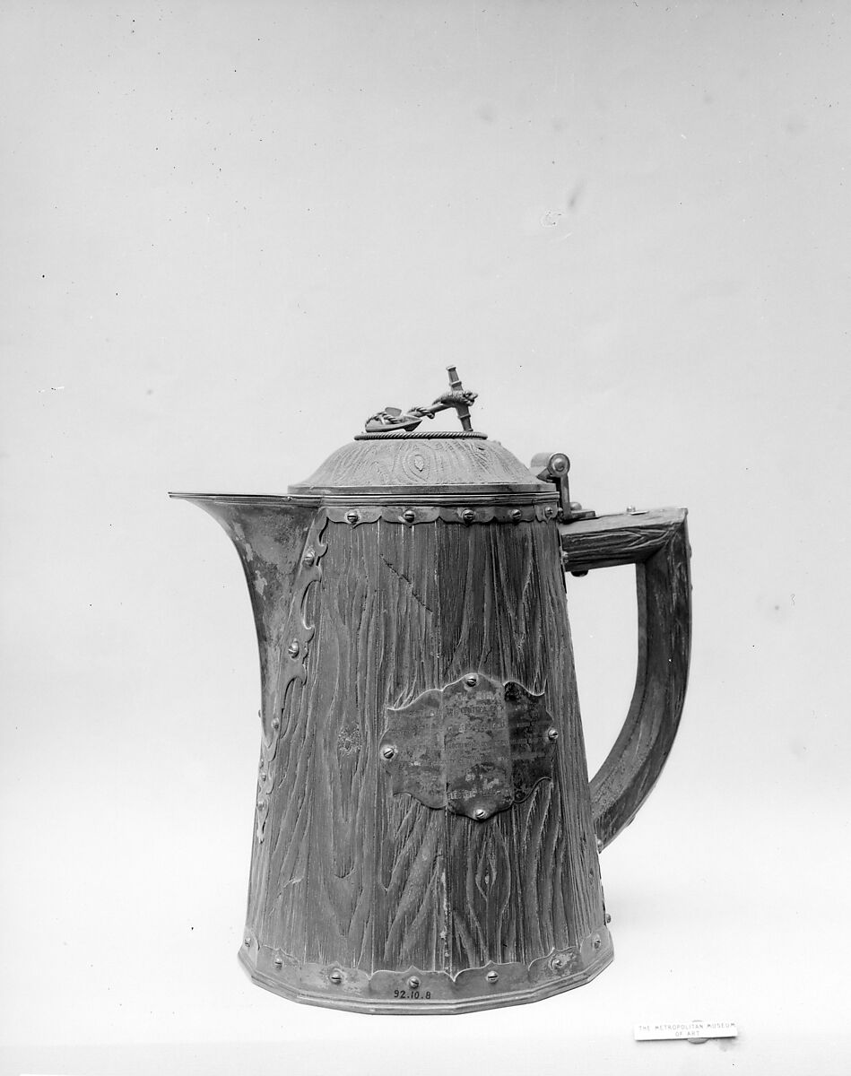 Tankard, Wood, silver 