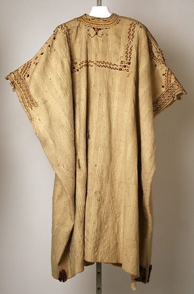 Robe, Wool, silk; embroidered 