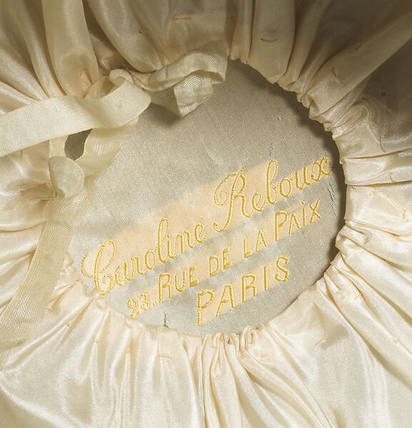 Hat, Caroline Reboux (French, active 1870–1956), fur (possibly rabbit), feathers (goose, anser anser domesticus), silk, French