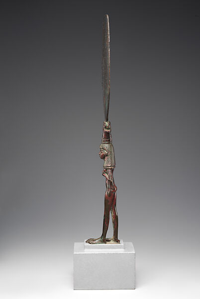 Caryatid Mirror Depicting a Young Girl, Leaded bronze