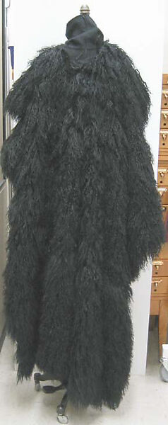 Ensemble, Ann Demeulemeester (Belgian, founded 1985), wool, fur, Belgian