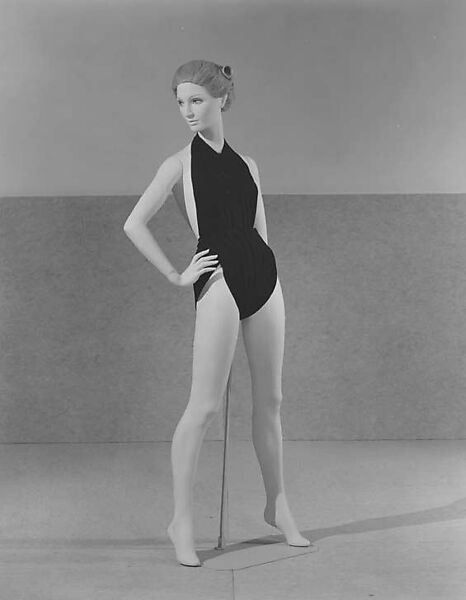 Bathing suit, Claire McCardell (American, 1905–1958), wool, rayon, American