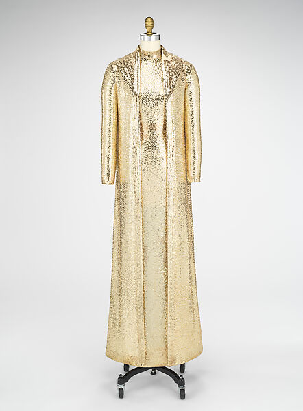 Evening ensemble, Norman Norell (American, Noblesville, Indiana 1900–1972 New York), silk, metal, American