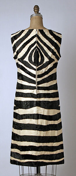 Dress, Emeric Partos, fur, silk, American