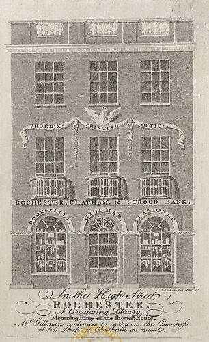 Trade Card for W. Gillman's Phoenix Printing Office
