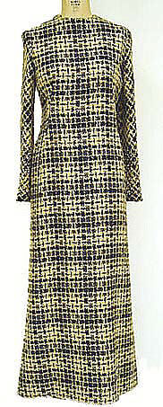 Evening dress, Pauline Trigère (American, born France, Paris 1908–2002 New York), wool, metal, American