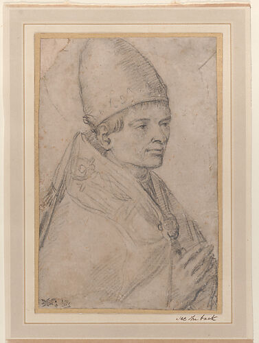 Portrait of a pope, half-length