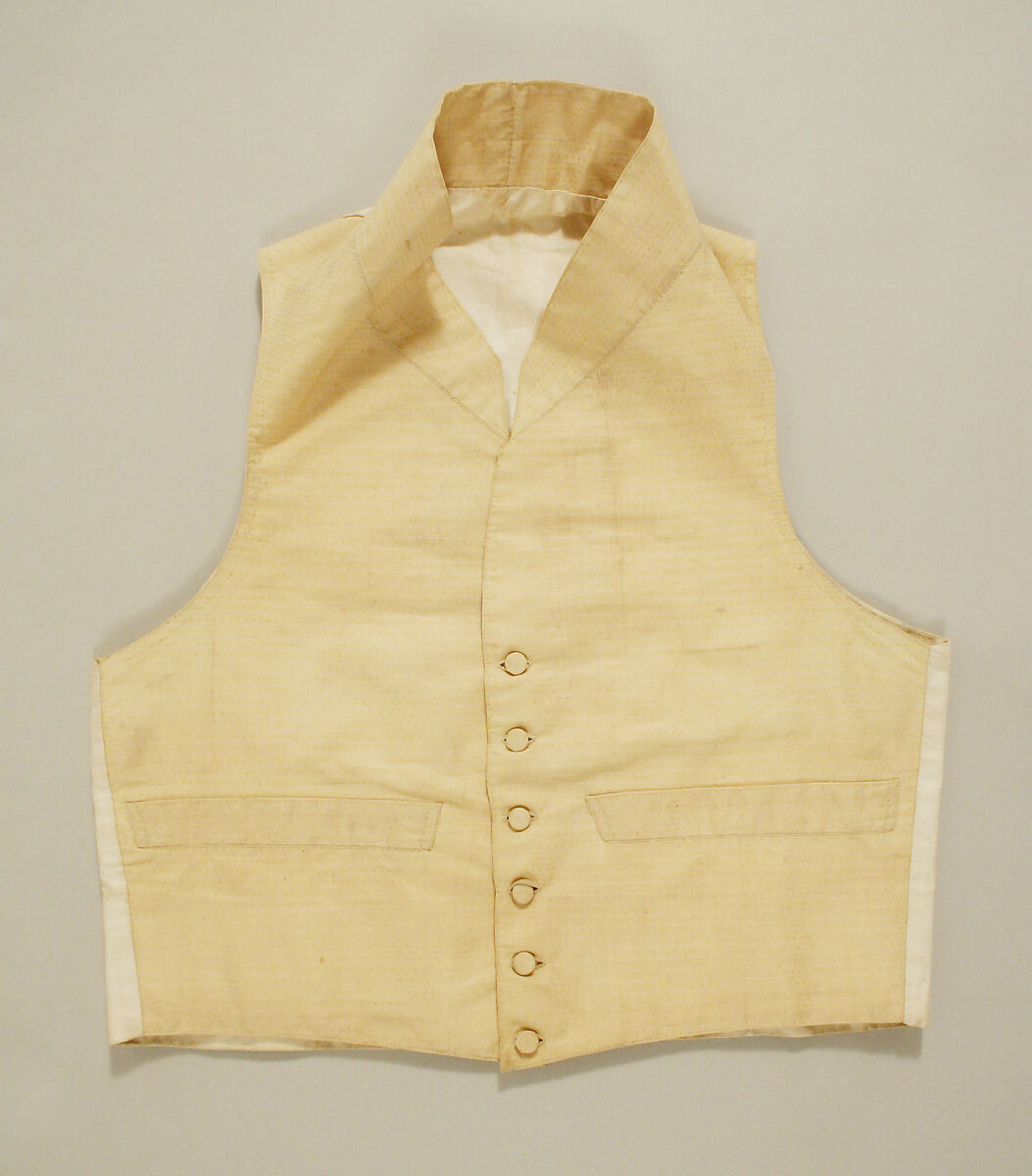 Ensemble, wool, cotton, silk, linen, American