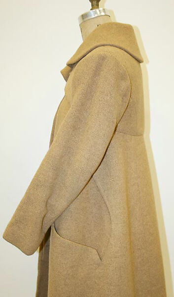 Coat, Charles James (American, born Great Britain, 1906–1978), wool, American