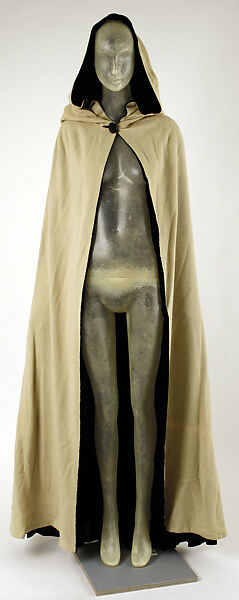 Evening cape, House of Vionnet (French, active 1912–14; 1918–39), silk, wool, French 